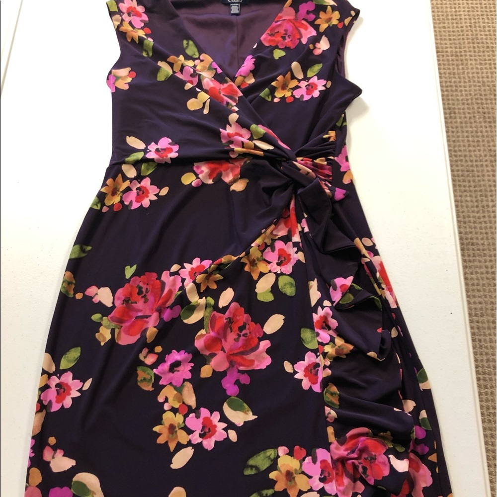 Chaps Petite XL Floral Dress